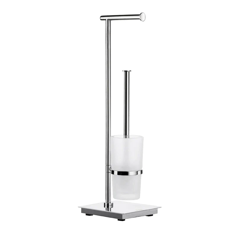 Toilettenpapierhalter und WC-Bürste, Standmodell, Art.Nr. 603
