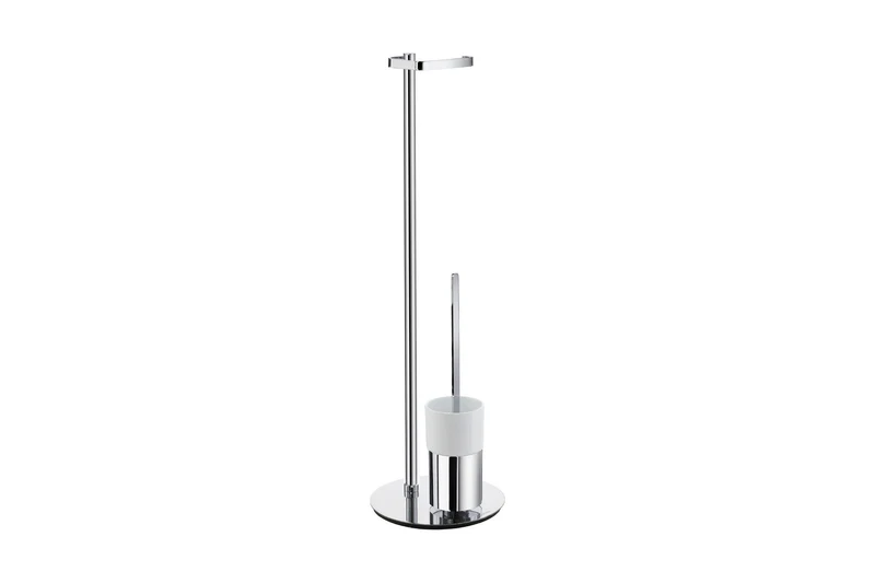Toilettenpapierhalter und WC-Bürste, Standmodell, Art.Nr. 312