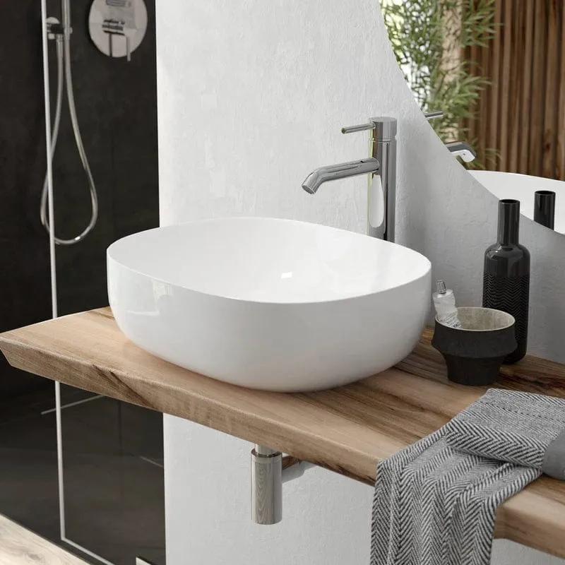 OLTENS Hamnes Thin Aufsatzwaschbecken