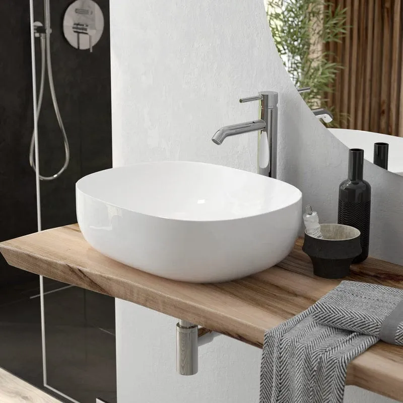 OLTENS Hamnes Thin Aufsatzwaschbecken