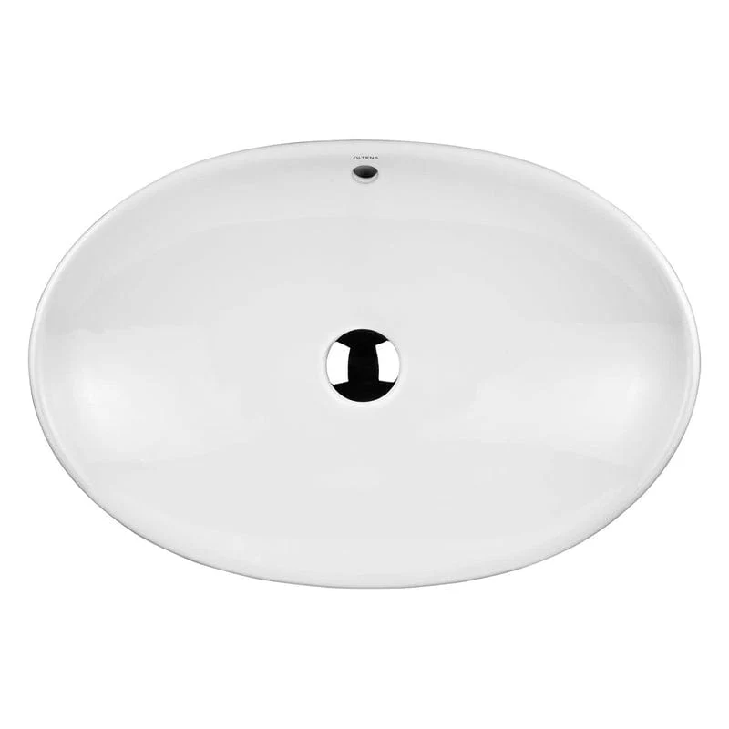 OLTENS Sogne Aufsatzwaschbecken oval 63 x 42 cm