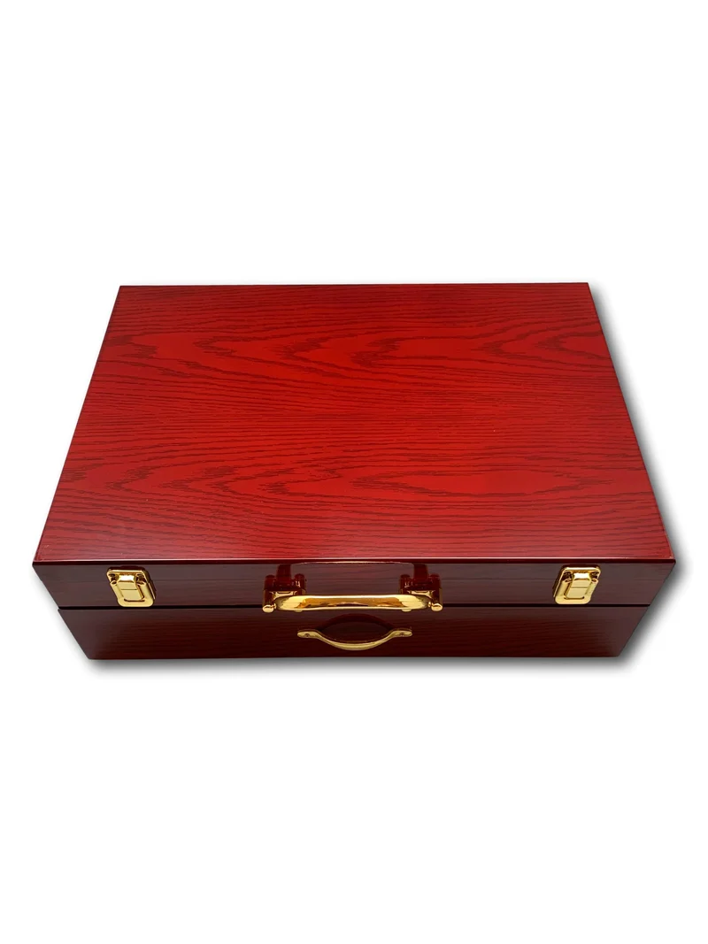 Besteckkoffer 72 Teile Edelstahl Bi-Color