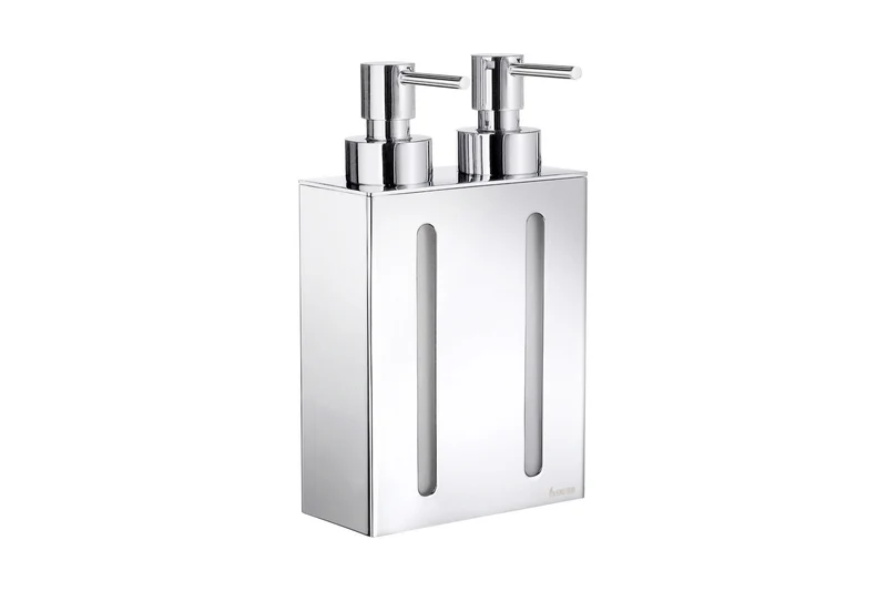 Seifenspender Wandmontage doppelt, 2x 250 ml, Art.Nr. 258