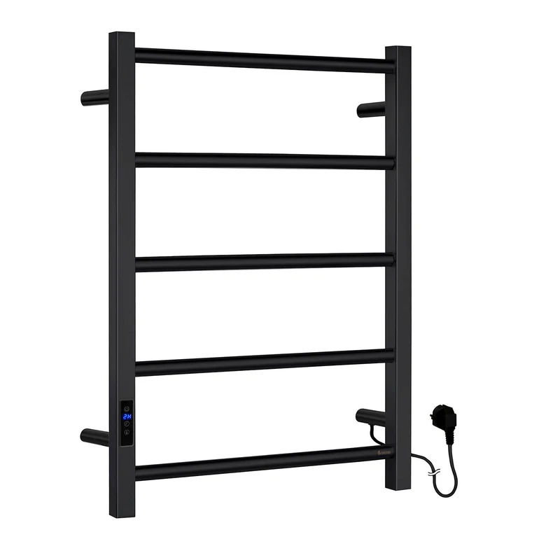 Smedbo DRY Handtuchwärmer elektrisch mit Timer, Kompakt, 500 x 689 mm, Schwarz oder poliert, Art.Nr. FK705
