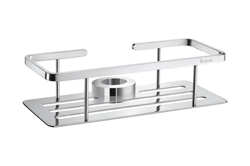 Smedbo LIVING Duschkorb für Brausestange, 250 x 103 mm, Edelstahl verchromt, Art.Nr. FK856