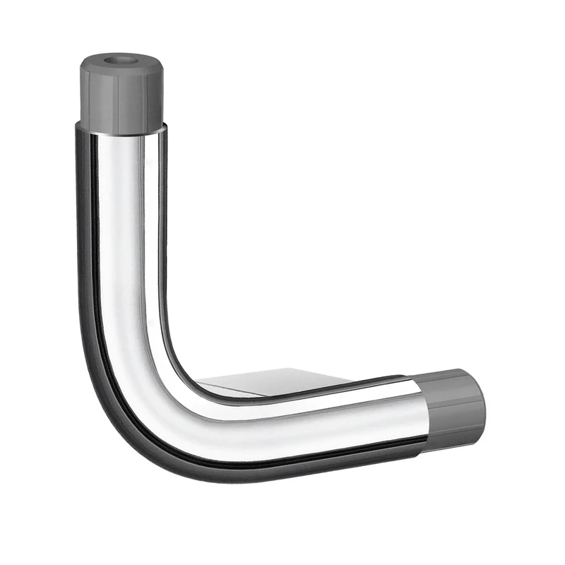 Smedbo LIVING L-Verbinder links für Haltegriffsystem, 130 x 130 mm, verchromt, Art.Nr. FK833