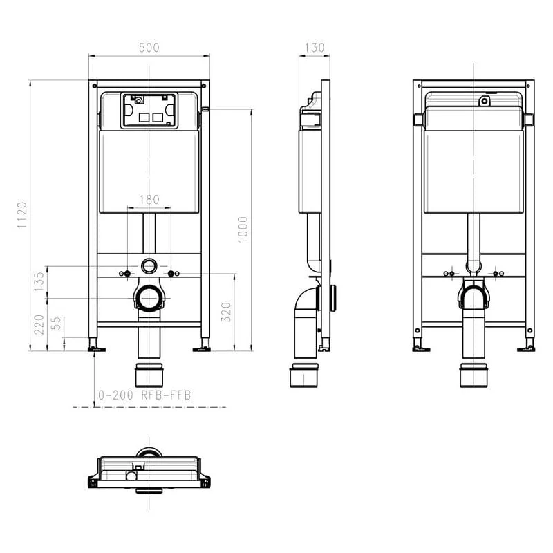 KRONENBACH Plantec 2.0 WC-Element 82 cm