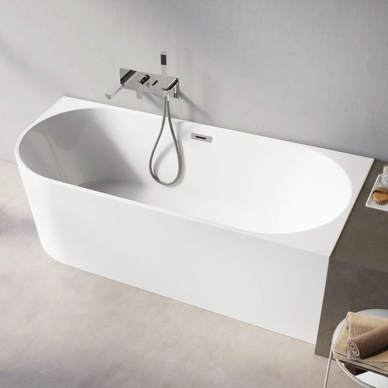 STEINKAMP Loft Eckbadewanne 180 x 80 cm links mit angeformter Schürze