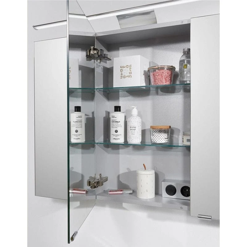 STEINKAMP Life 2.0 Spiegelschrank 100 cm mit LED Aufsatzleuchte