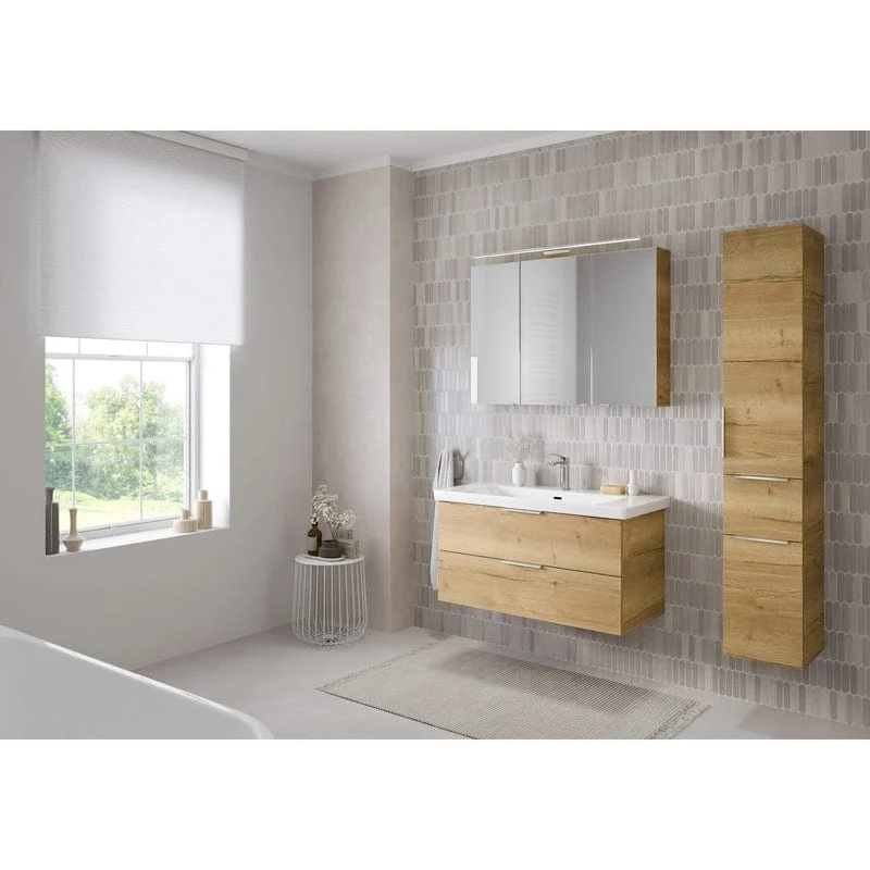STEINKAMP Living 2.0 Hochschrank 30 x 168 cm mit 2 Drehtüren und 1 Auszug
