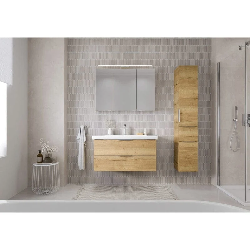 STEINKAMP Living 2.0 Hochschrank 30 x 168 cm mit 2 Drehtüren und 1 Auszug