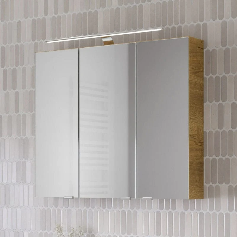 STEINKAMP Living 2.0 Spiegelschrank inkl. LED-Aufsatzleuchte
