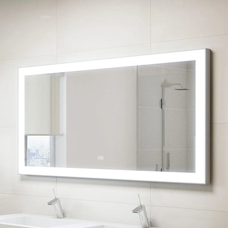 KRONENBACH Day Badspiegel 120 x 80 cm mit LED-Beleuchtung und Antibeschlag