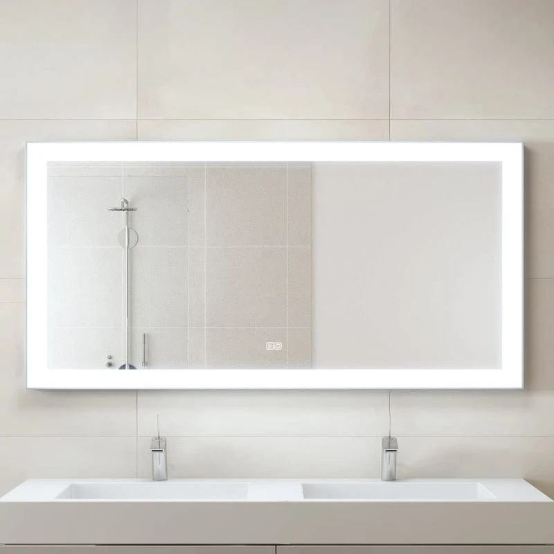 KRONENBACH Day Badspiegel 120 x 80 cm mit LED-Beleuchtung und Antibeschlag