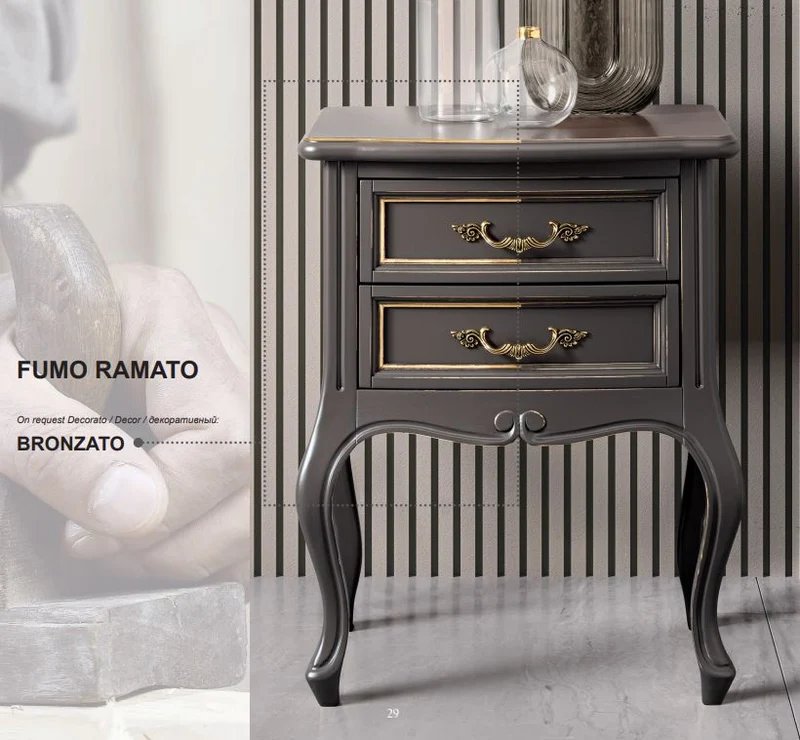 Schlafzimmer Verdi Fumo Patinato