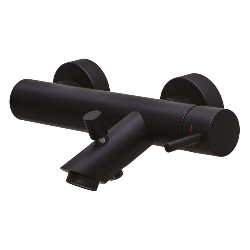 STEINKAMP Living Black Bade Einhebelmischer AP mit Brauseanschluss 1/2"