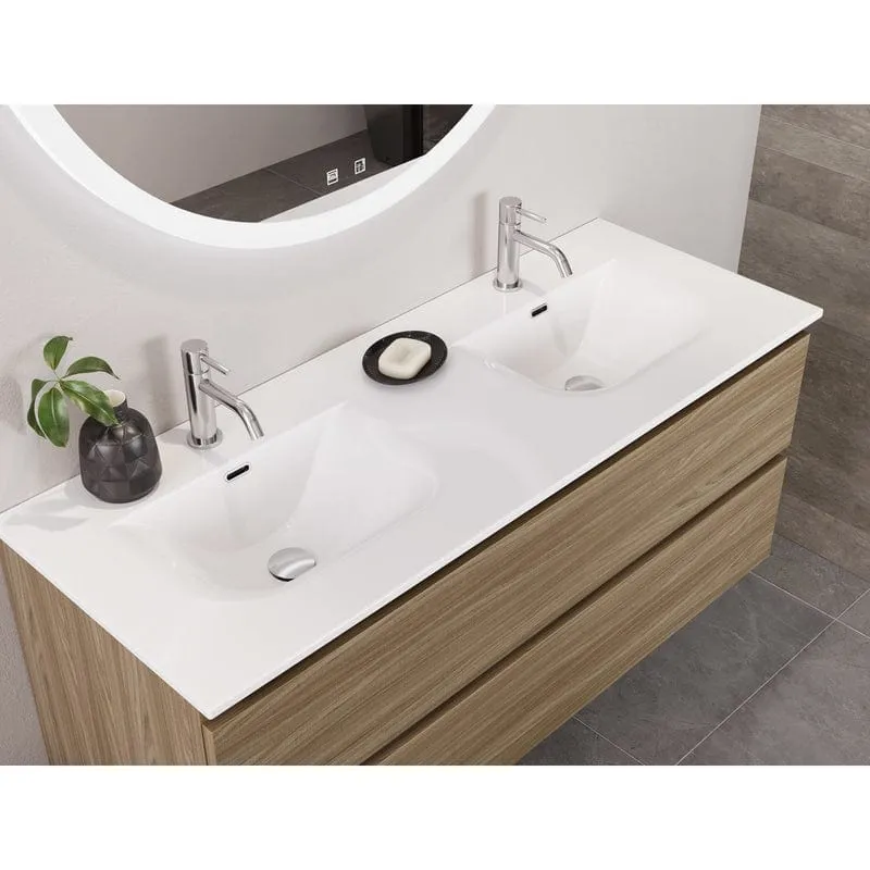 PIANURA Stella Doppelwaschtisch mit Unterschrank 122 cm