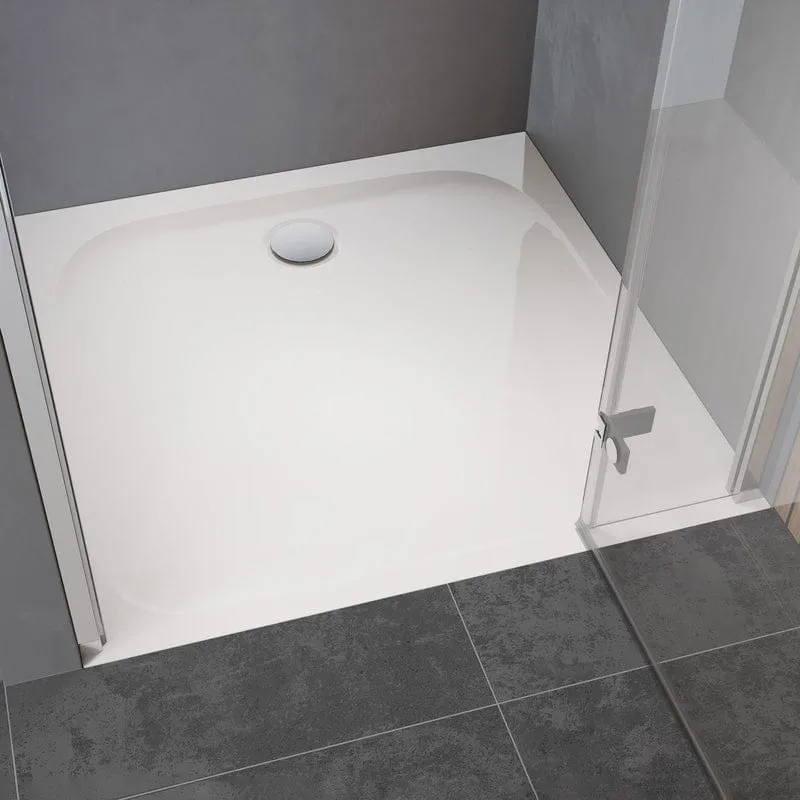 PIANURA Emilia mineral Duschwanne 90 x 90 x 3 cm