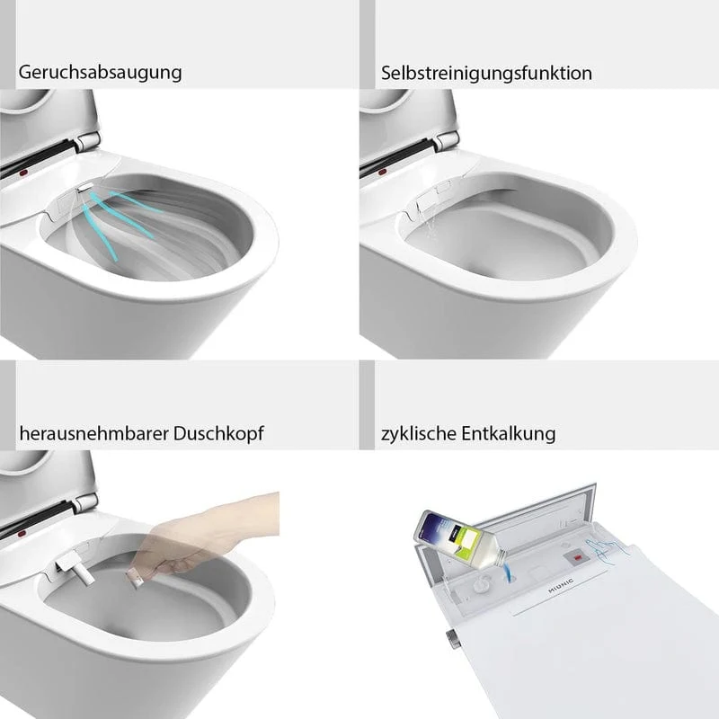 KRONENBACH Tube Dusch-WC spülrandlos inkl. WC-Sitz