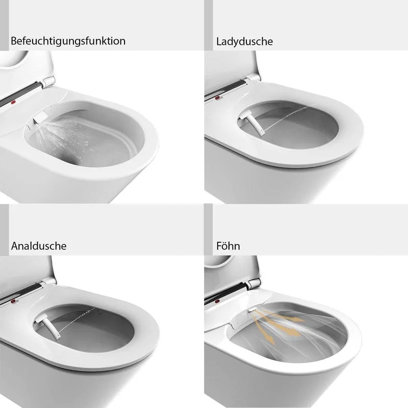KRONENBACH Tube Dusch-WC spülrandlos inkl. WC-Sitz
