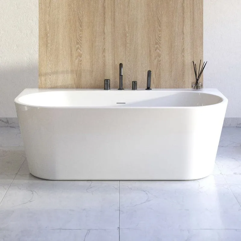 OLTENS Hulda wandmontierte Badewanne
