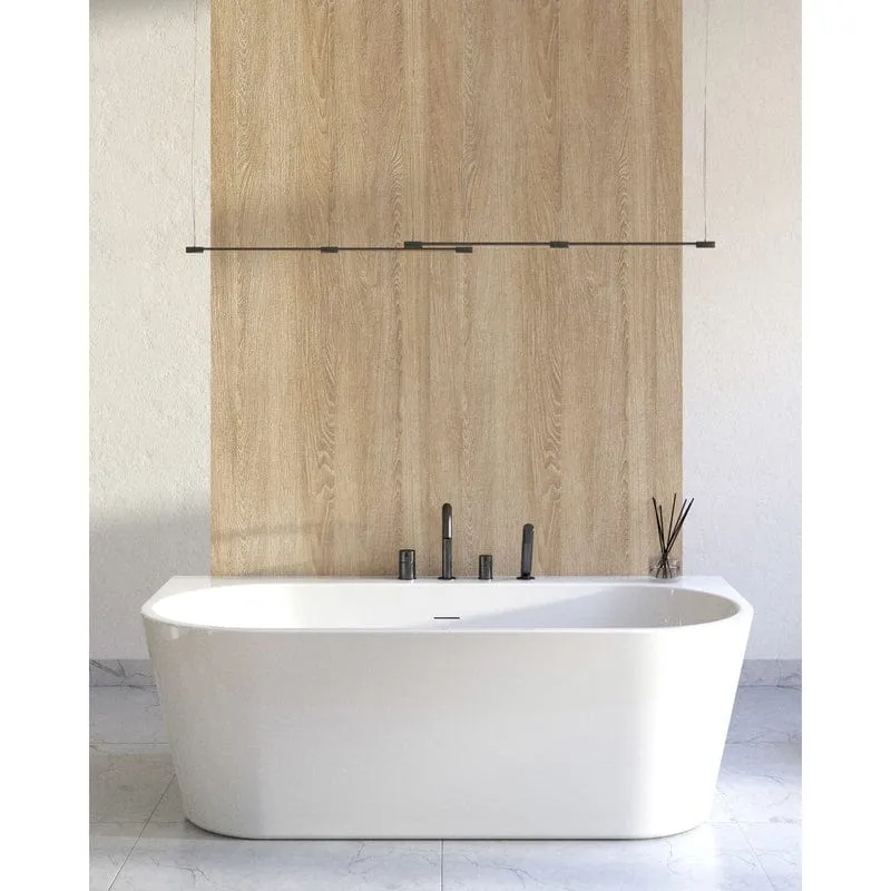 OLTENS Hulda wandmontierte Badewanne