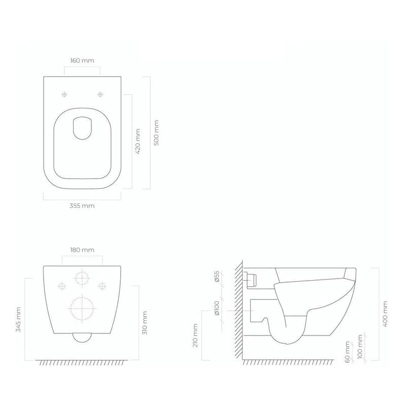 OLTENS Vernal Tiefspül-Wand-WC