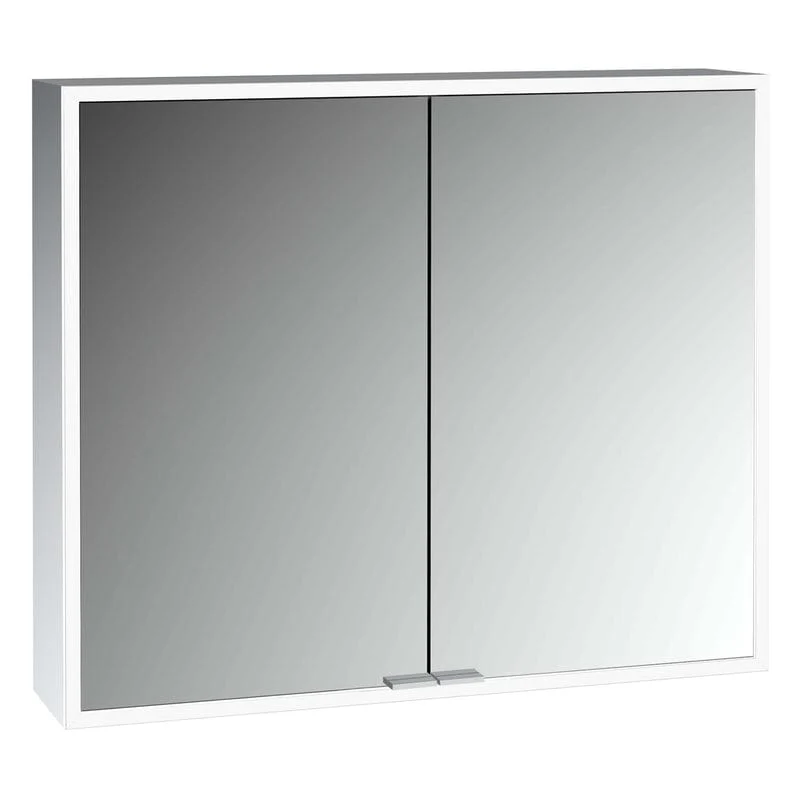 KRONENBACH Cube 2.0 Spiegelschrank 80 cm, Aufputz, 2-türig
