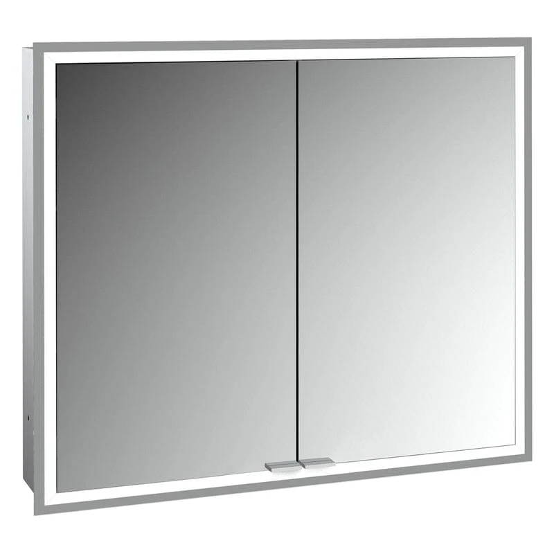 KRONENBACH Cube 2.0 Spiegelschrank 80 cm, Unterputz, 2-türig
