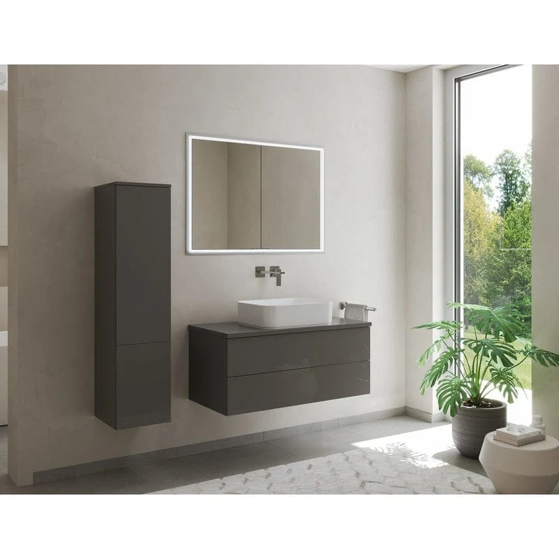 KRONENBACH Cube 2.0 Spiegelschrank 120 cm, Unterputz, 2-türig