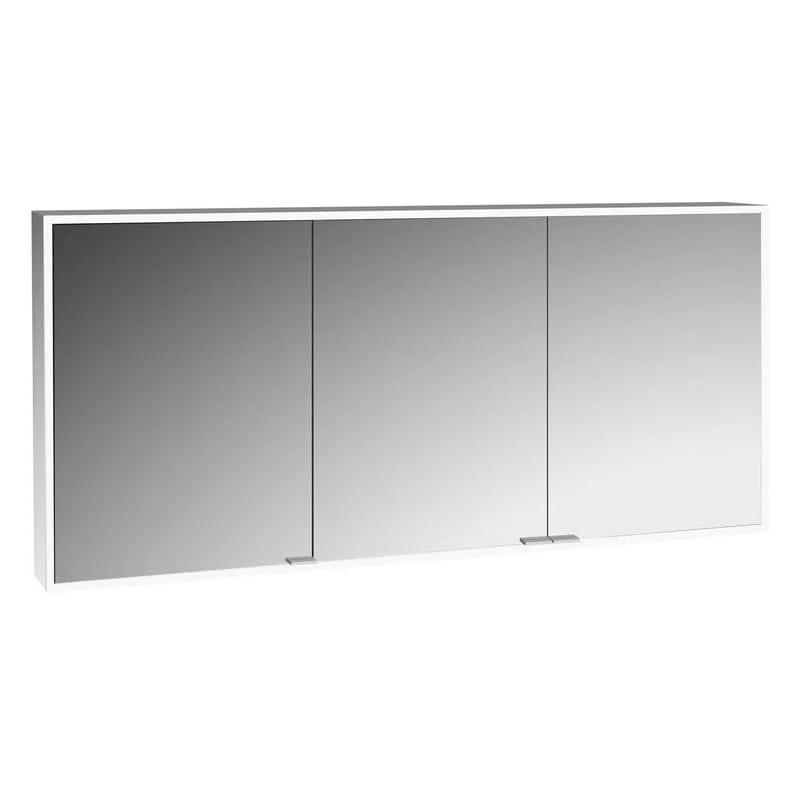 KRONENBACH Cube 2.0 Spiegelschrank 140 cm, Aufputz, 3-türig