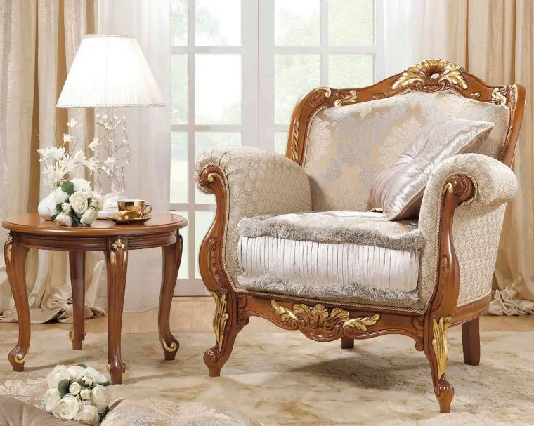Couchgarnitur Fenice Radica Gold