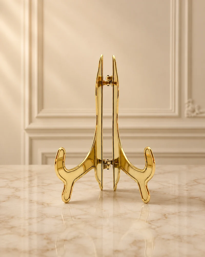Kleine Staffelei Messing Gold Art 830-1