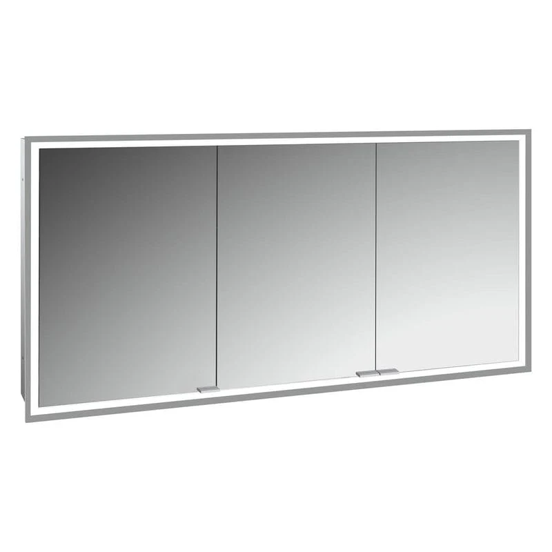 KRONENBACH Cube 2.0 Spiegelschrank 140 cm, Unterputz, 3-türig