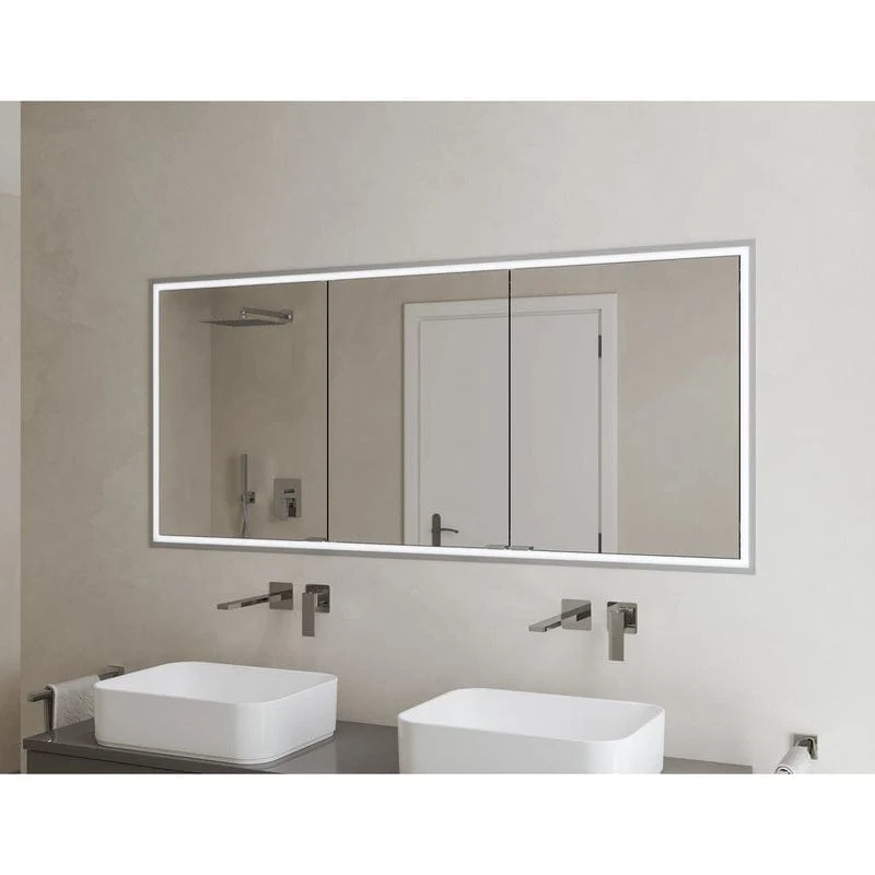KRONENBACH Cube 2.0 Spiegelschrank 160 cm, Unterputz, 3-türig