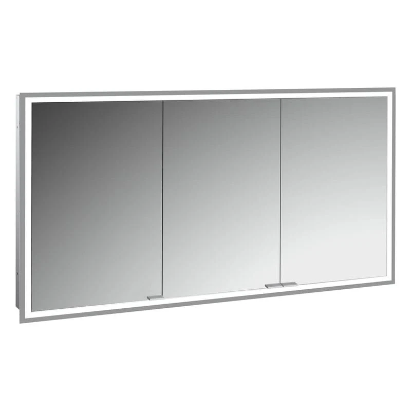 KRONENBACH Cube 2.0 Spiegelschrank 130 cm, Unterputz, 3-türig