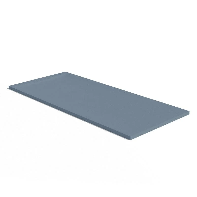 Mineralguss-Duschwanne extra flach COVER, Schieferoptik, ANTHRAZIT