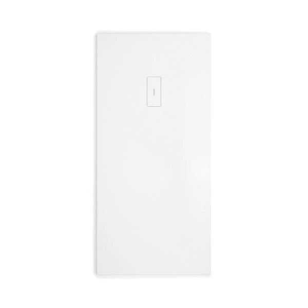 Sonderangebot Extra flache Duschwanne FUSION, Schieferoptik, WEISS 70x90cm