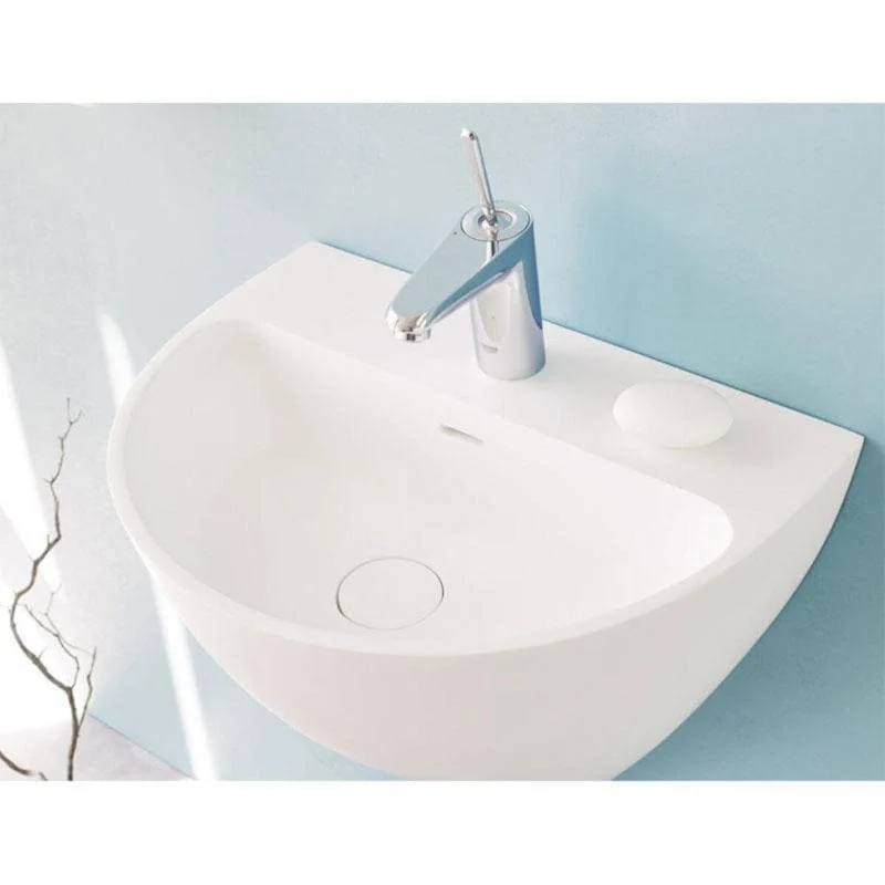 Hängendes Handwaschbecken KALIYA 50 cm aus Sanydur