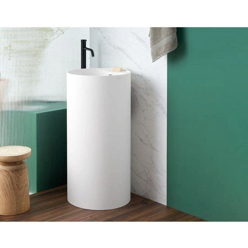 Waschbecken mit Säule im Design VISTABELLA