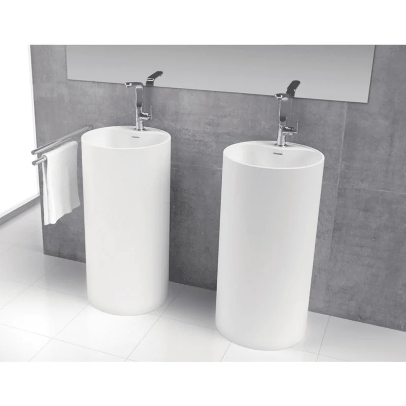 Waschbecken mit Säule im Design VISTABELLA