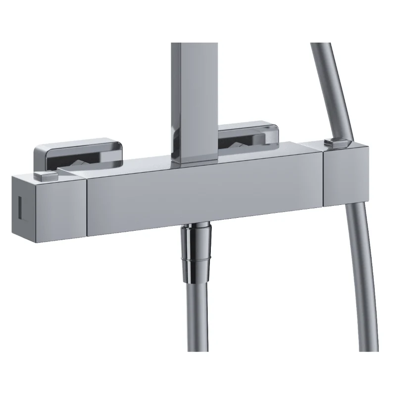 Thermostat-Duschsäule CUBO in 2 Farben