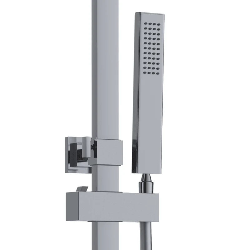 Thermostat-Duschsäule CUBO in 2 Farben