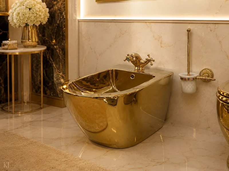 Bidet Vergoldet