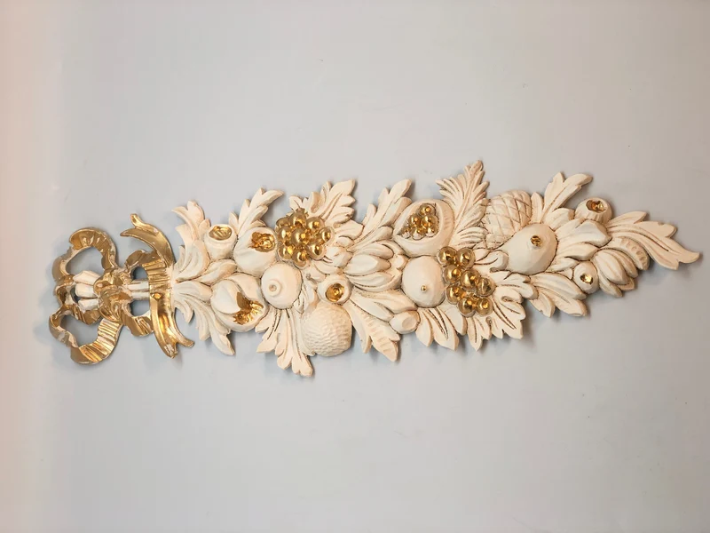 Wanddeko 1501 Ivory/Gold