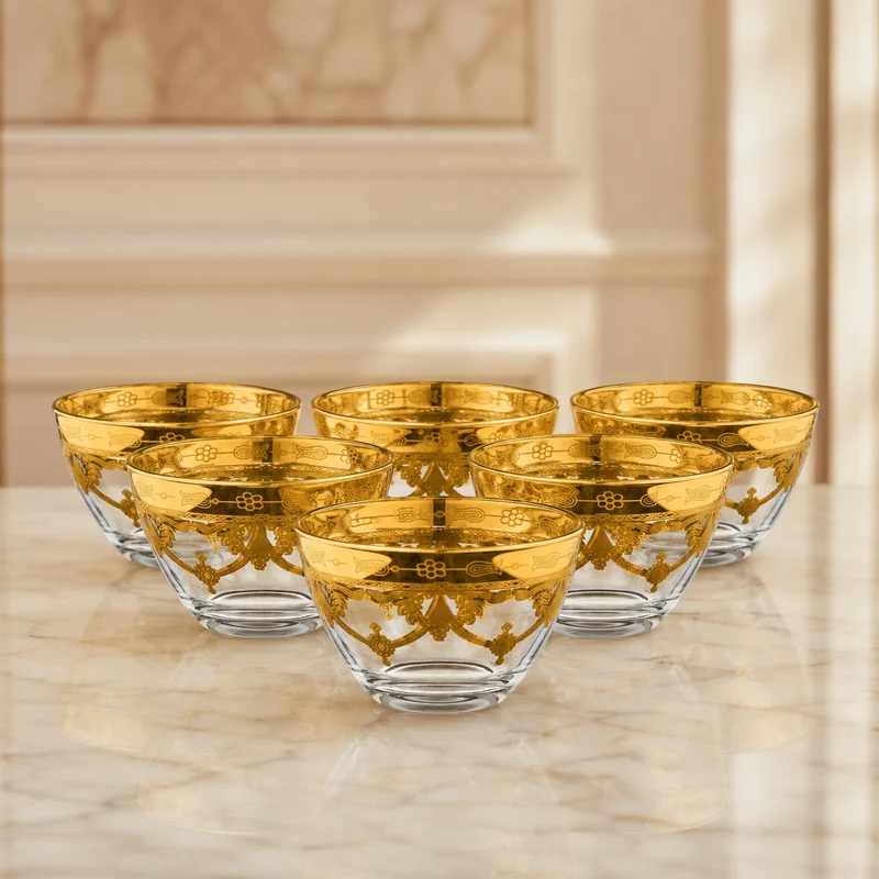 Exklusive Torcello Floral Obstschalen