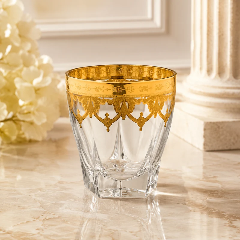 Exklusive Torcello Floral Whisky-Gläser