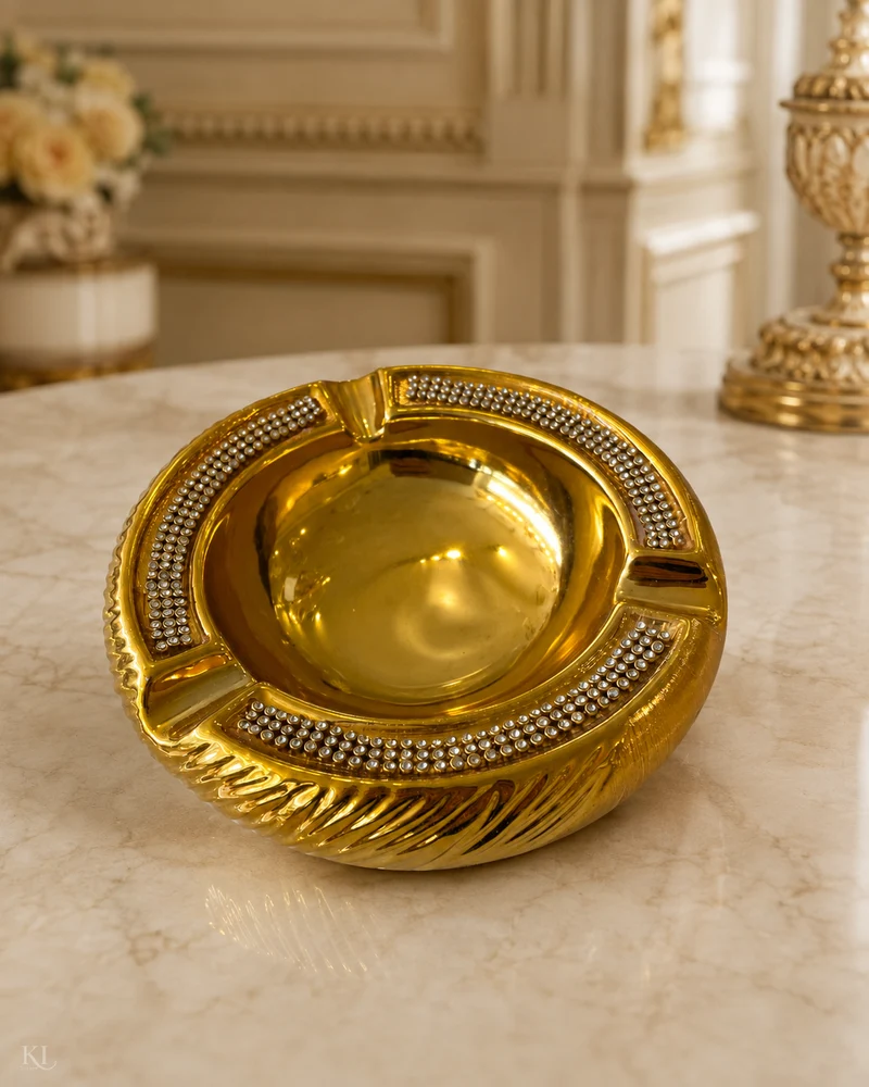 Aschenbecher Gold