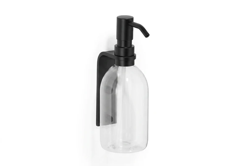 Giese Uno Seifenspender für Dusche und Waschtisch, Wandmodell, Massivmessing, Art.Nr. 11014