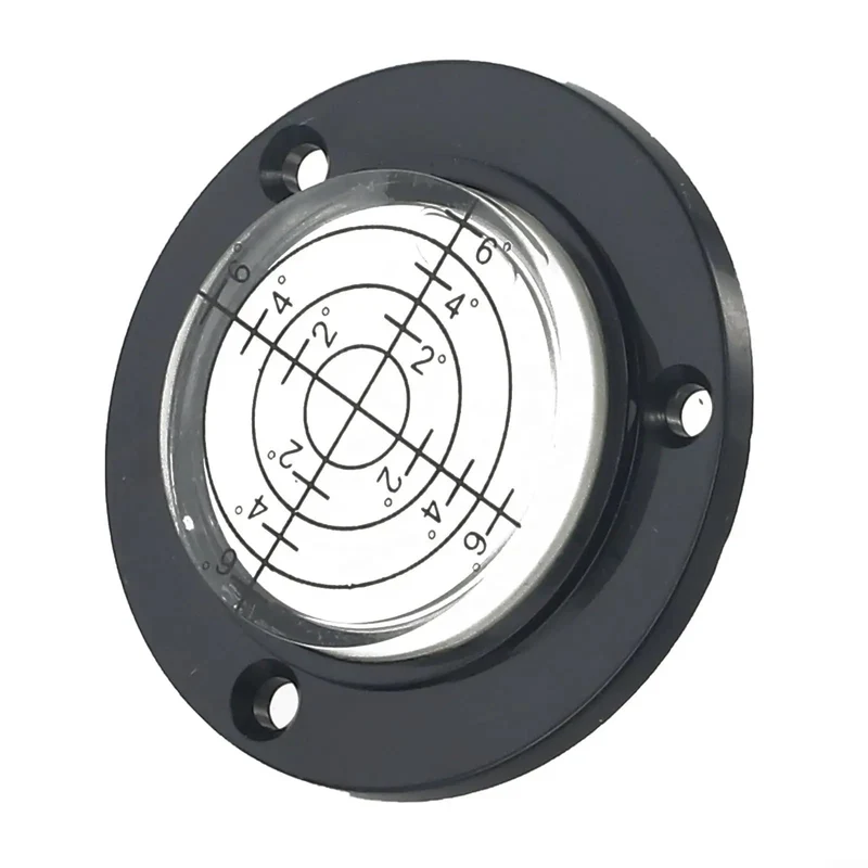 Slick 50Mm Circular Level Vial With Sleek Black Acrylic Bubble Indicator For Spirit Levels And Bullseye Gauges Legit Precision Mini Round Tool That Delivers Nailed Level Accuracy